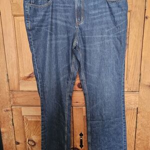 Mens Old Navy Boot Cut Blue Jeans 42 X 34